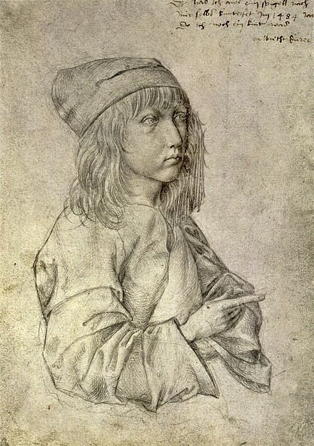 Dürer self portrait aged 13